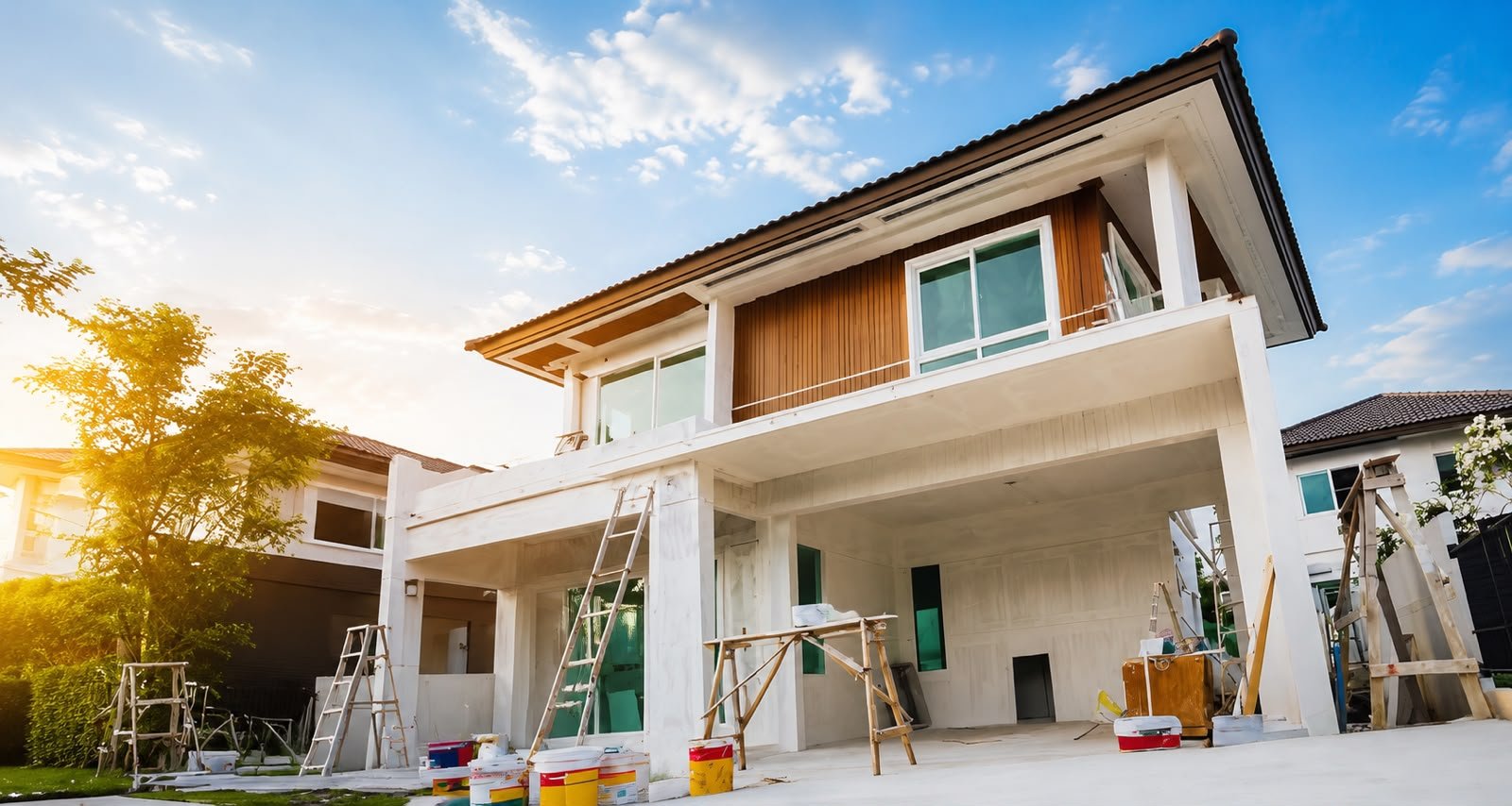 NAAV Group master craftsmen working on luxury home renovation